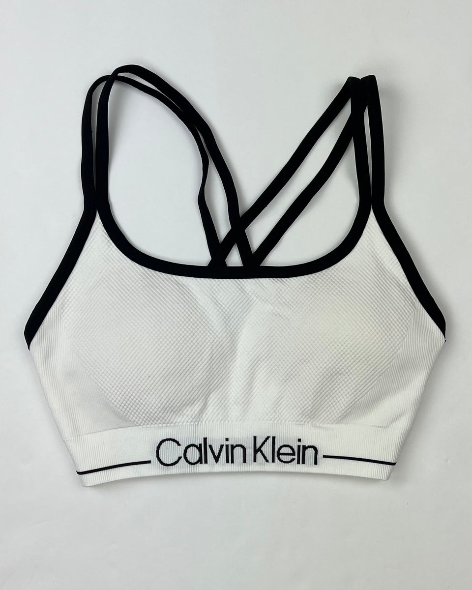 Calvin Klein Performance sports bra in gray