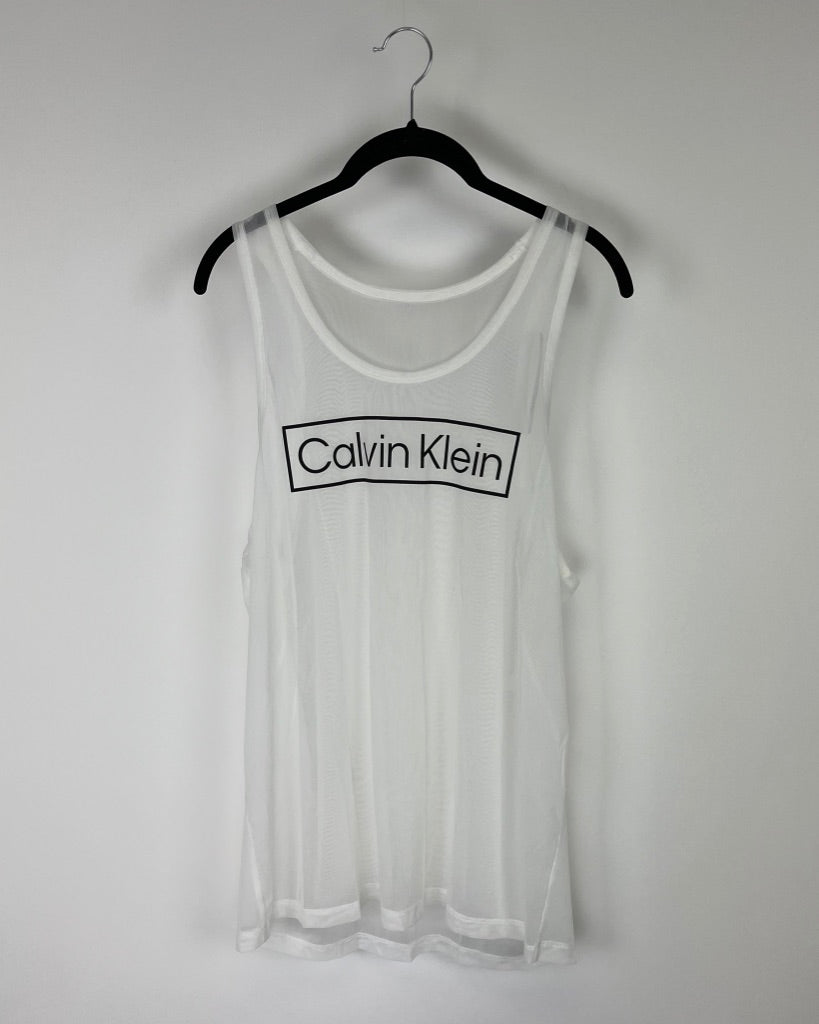 Calvin klein mesh tank hotsell