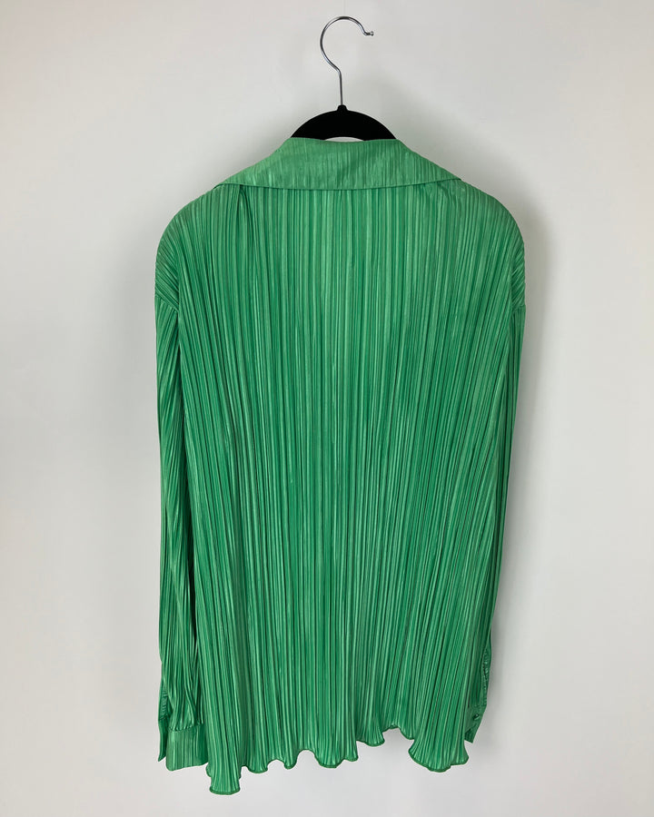 Showpo Green Blouse - Size 2