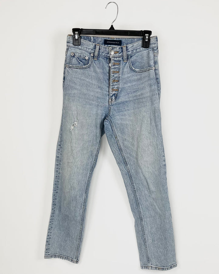 Aeropostale Ankle Straight Jeans - Size 2