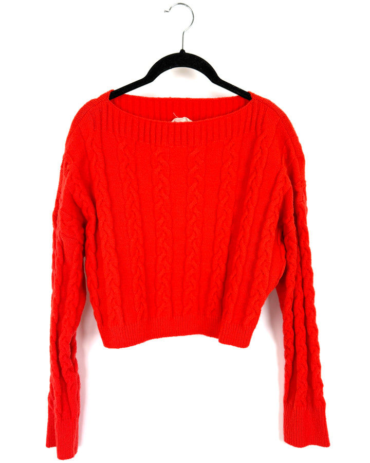 Spring Haze Neon Orange Sweater - Size 2/4