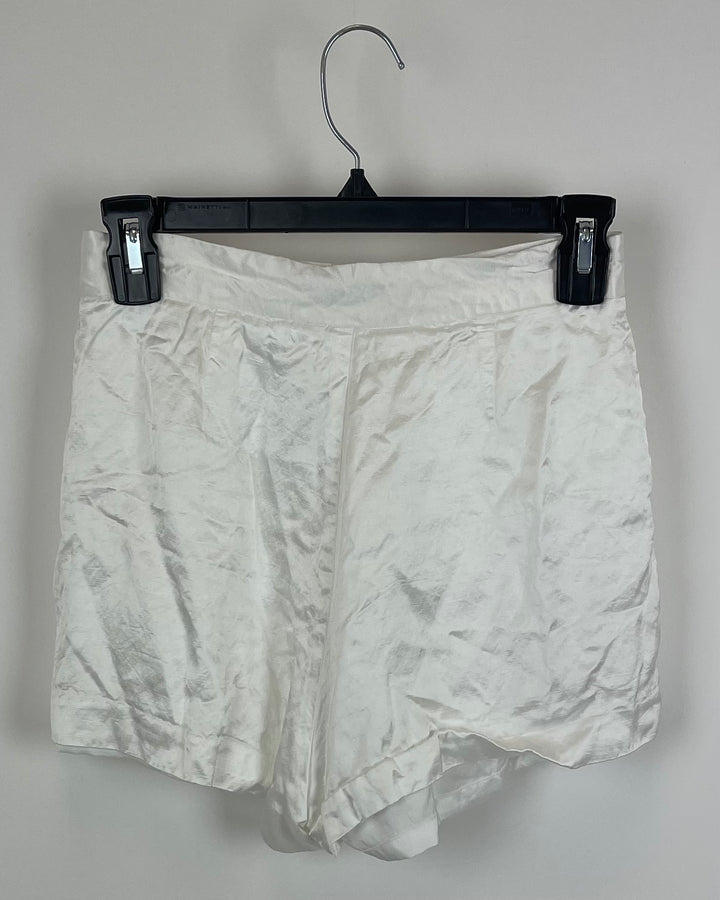 Intermix White Shorts - Size 2