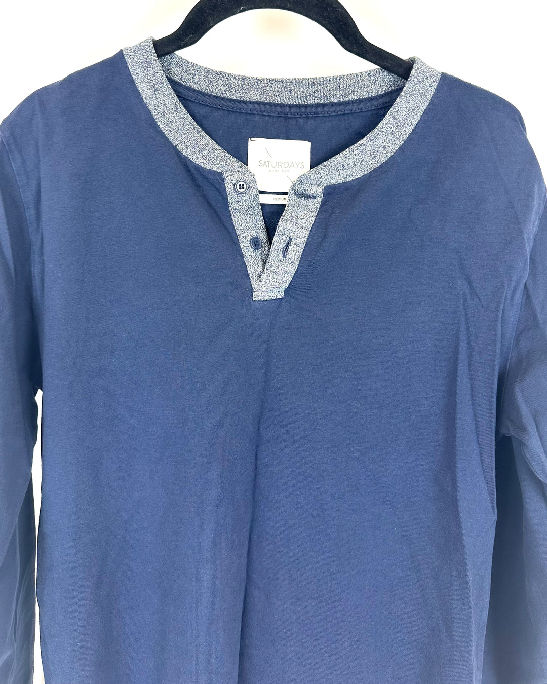 MENS Saturday Navy Top - Medium