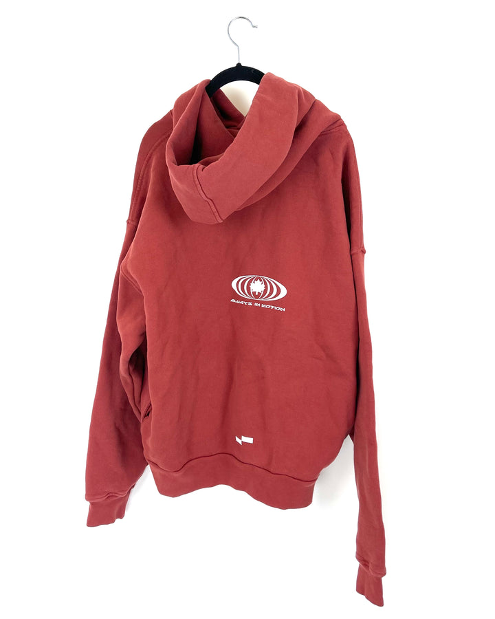 MENS House ID Dusty Red Sweatshirt - Medium