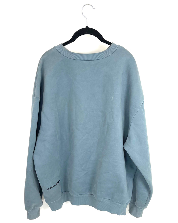 Meshki Dark Teal Sweatshirt - Medium