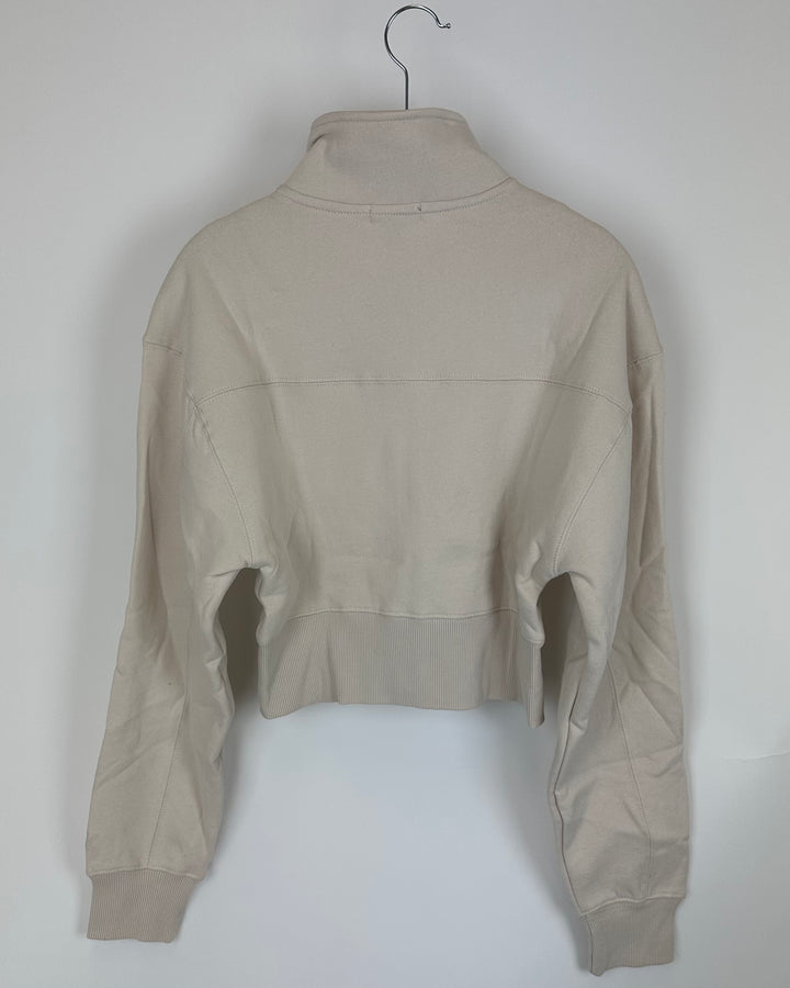 Dynamite Light Tan Cropped Jacket - Extra Small