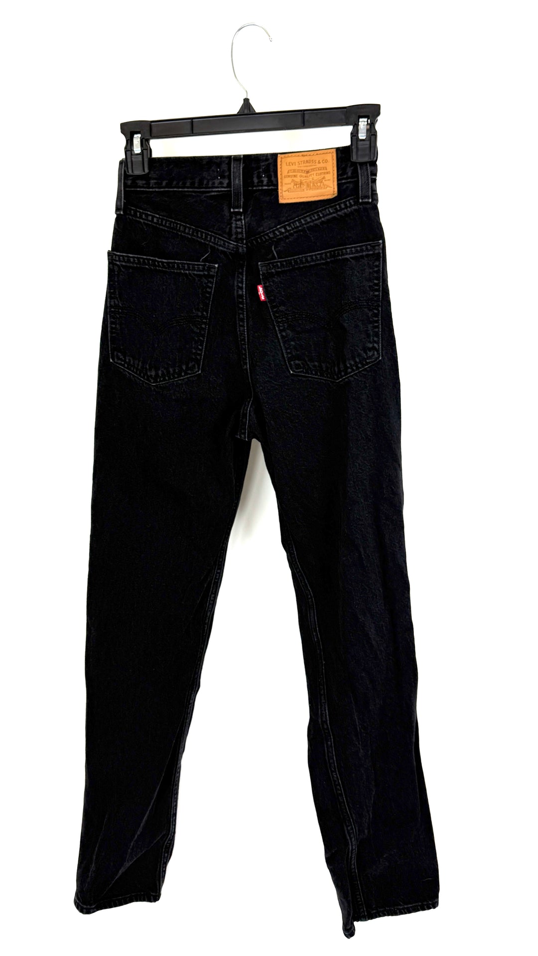 Levi's Slim Straight Black Jeans -24 Waist