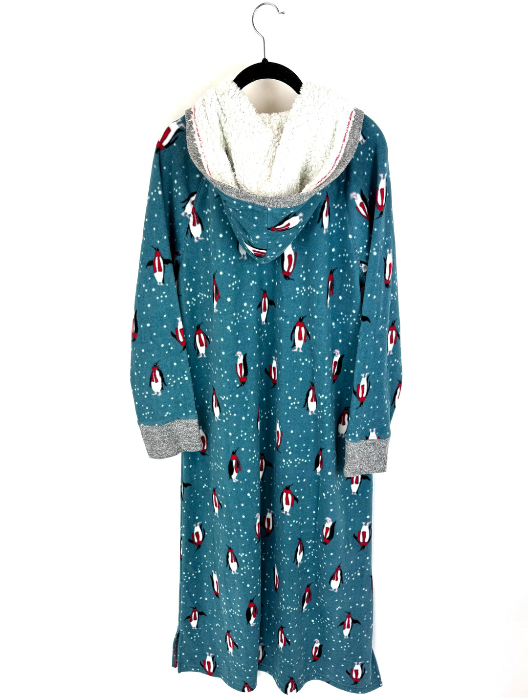 Winter Penguin Fleece Lounge Dress - Size 4/6