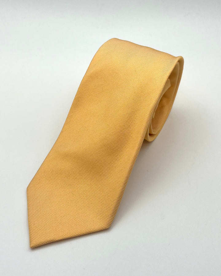 MENS Orange Creamsicle Solid Tie