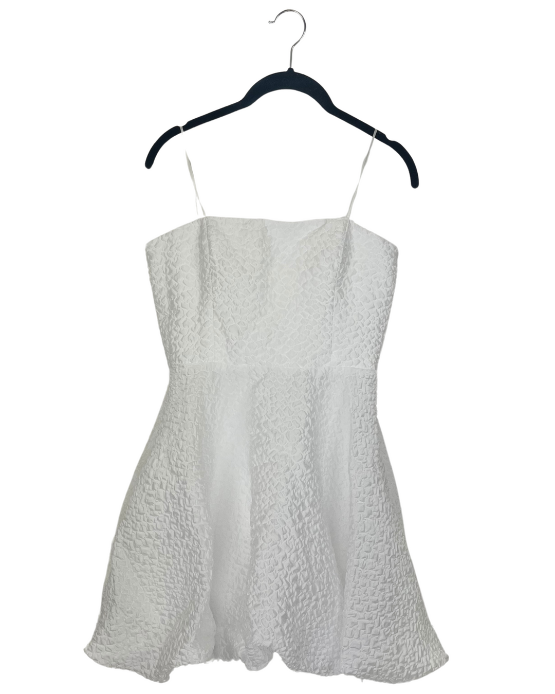 White Strapless Puff Dress - Size 4/6