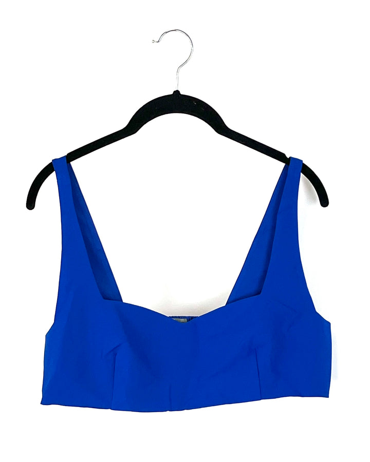 Royal Blue Crop Top - Extra Small and Medium