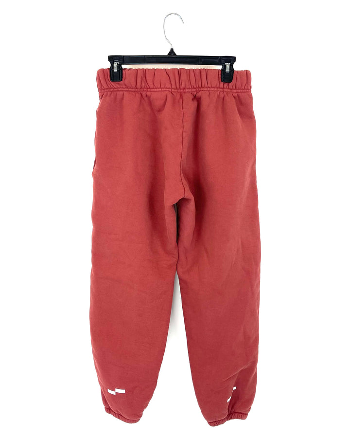 MENS House ID Dusty Red Sweatpants - Medium