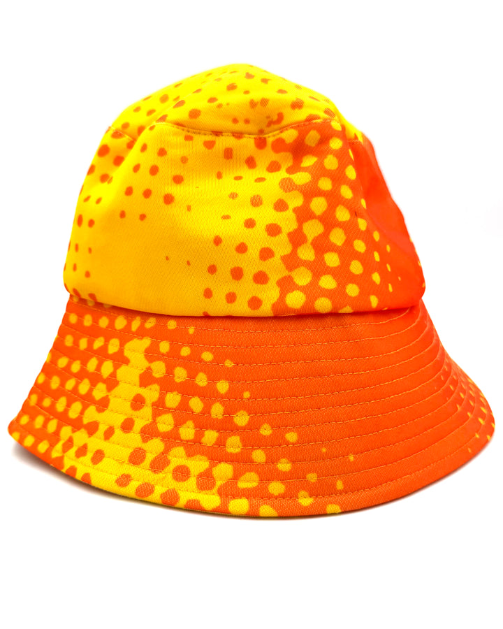 Woods By Jordyn Woods Orange And Yellow Bucket Hat