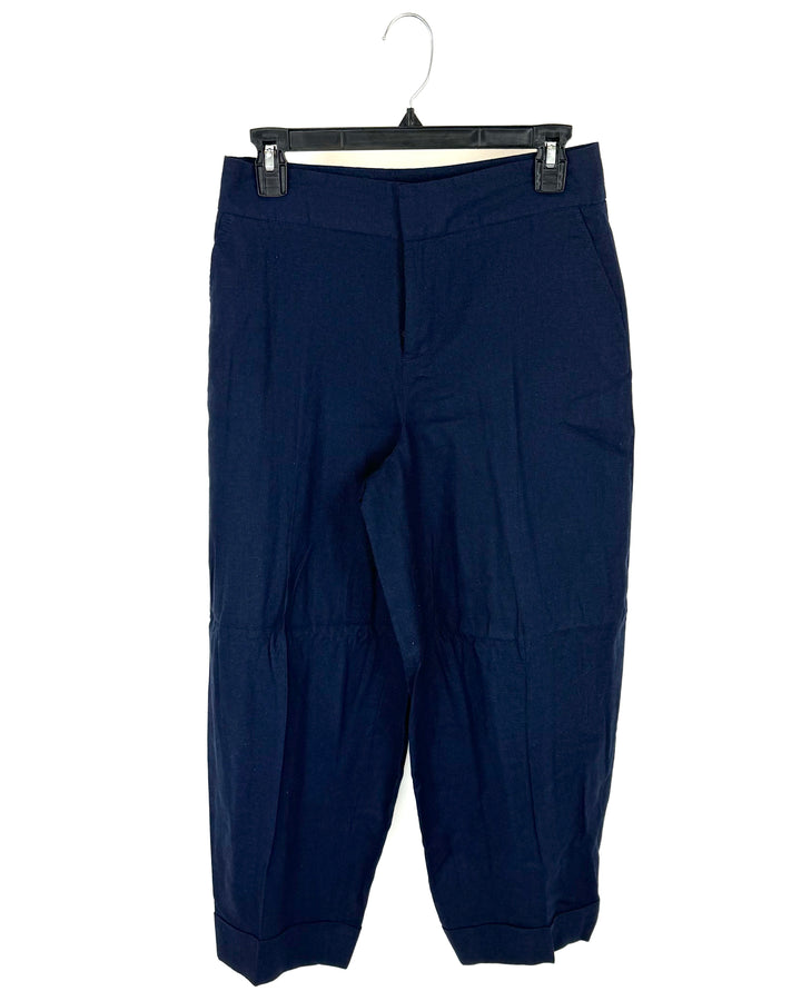 Zara Navy Blue Dress Pants - Small