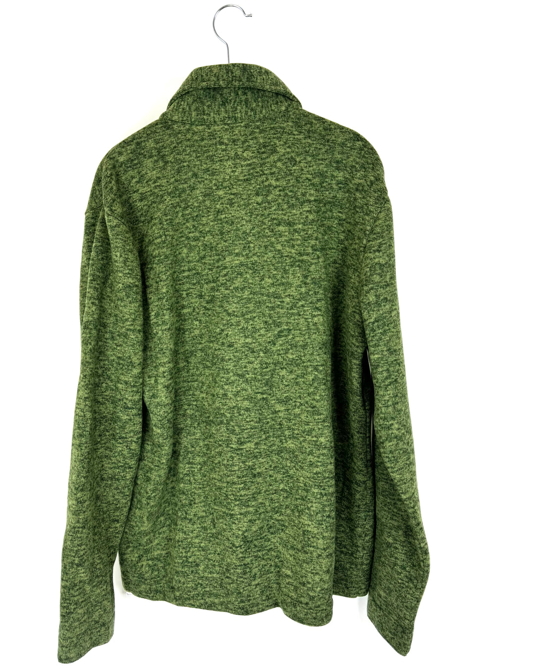 Green Button Up Sweater Jacket - Mens Medium/Womens Large