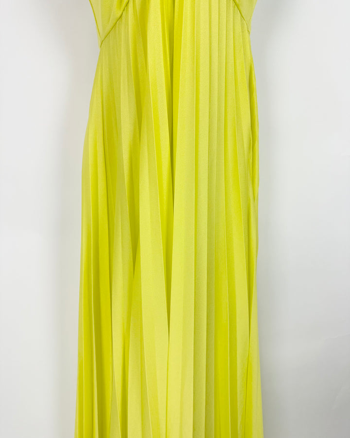 Asos Yellow Sheer Dress - Size 8