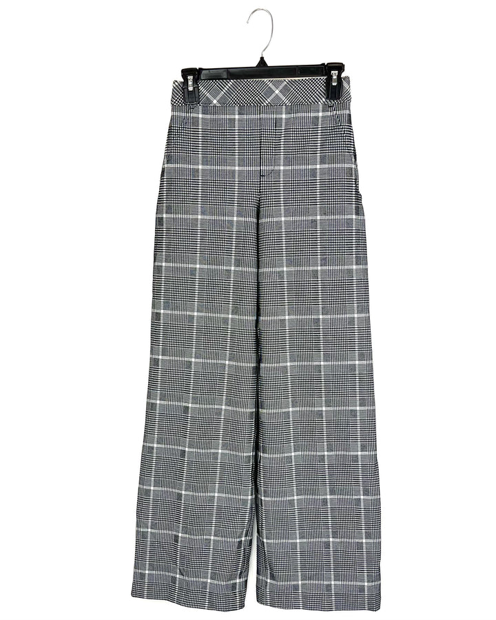 Spanx Black And White Plaid Pants - Extra Small