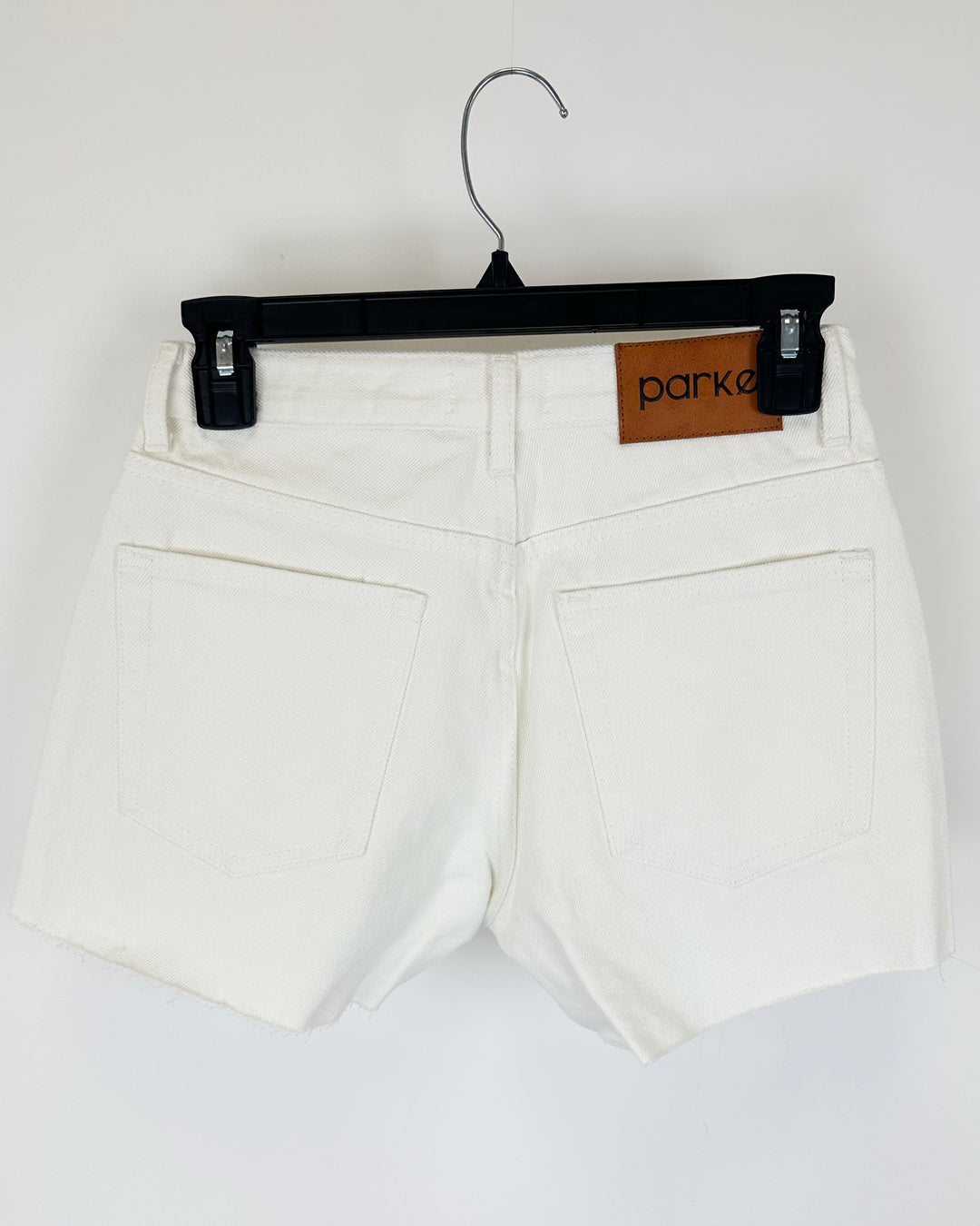 White Denim Shorts - Size 23, 24 and 25 (Waist)