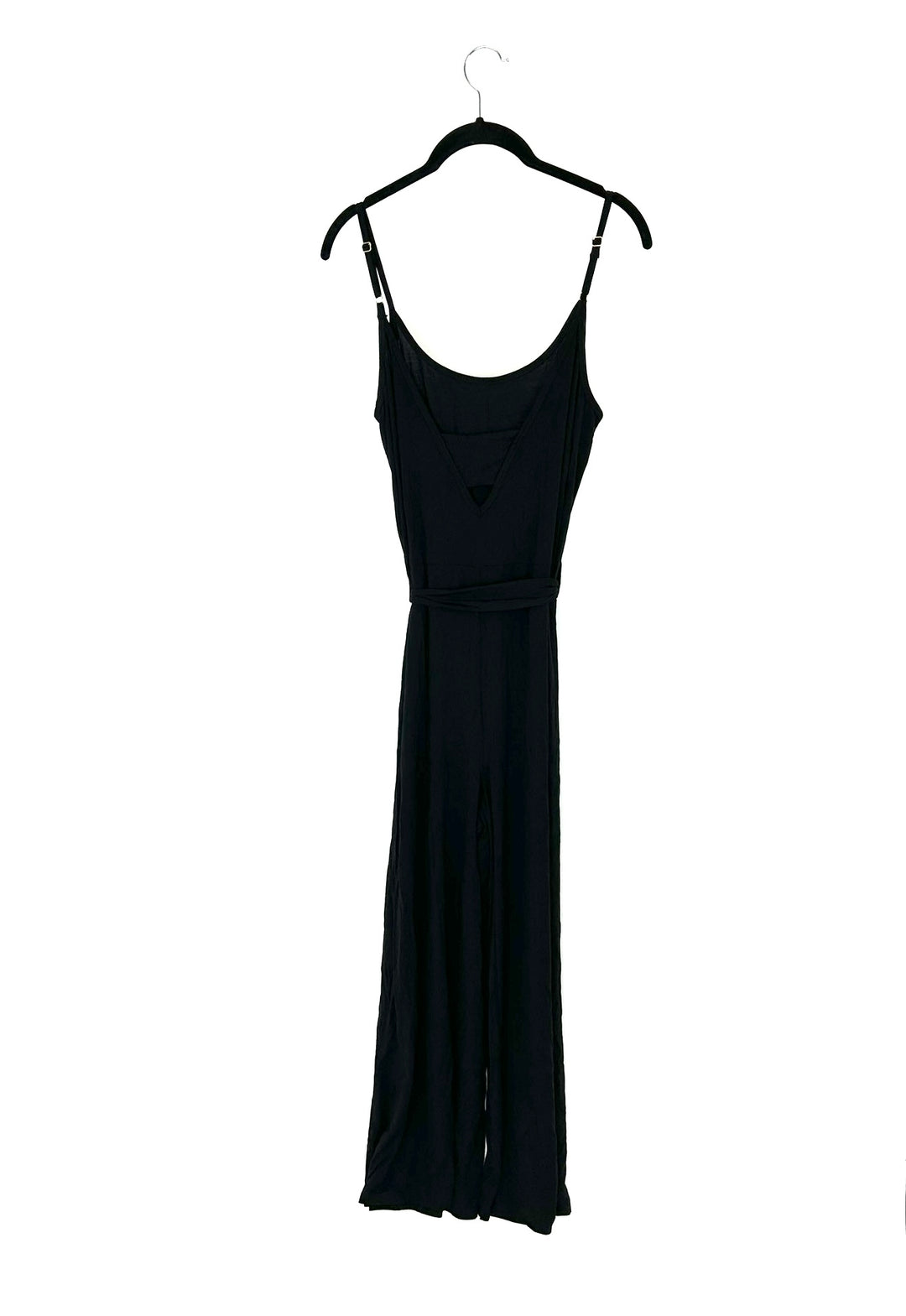 Black Long Lounge Jumpsuit - Size 4/6