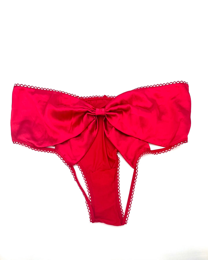 Victoria Secret Red Bow Underwear - XXL