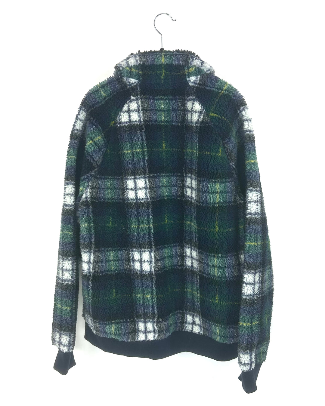 MENS J. Crew Fuzzy Plaid Jacket - Large