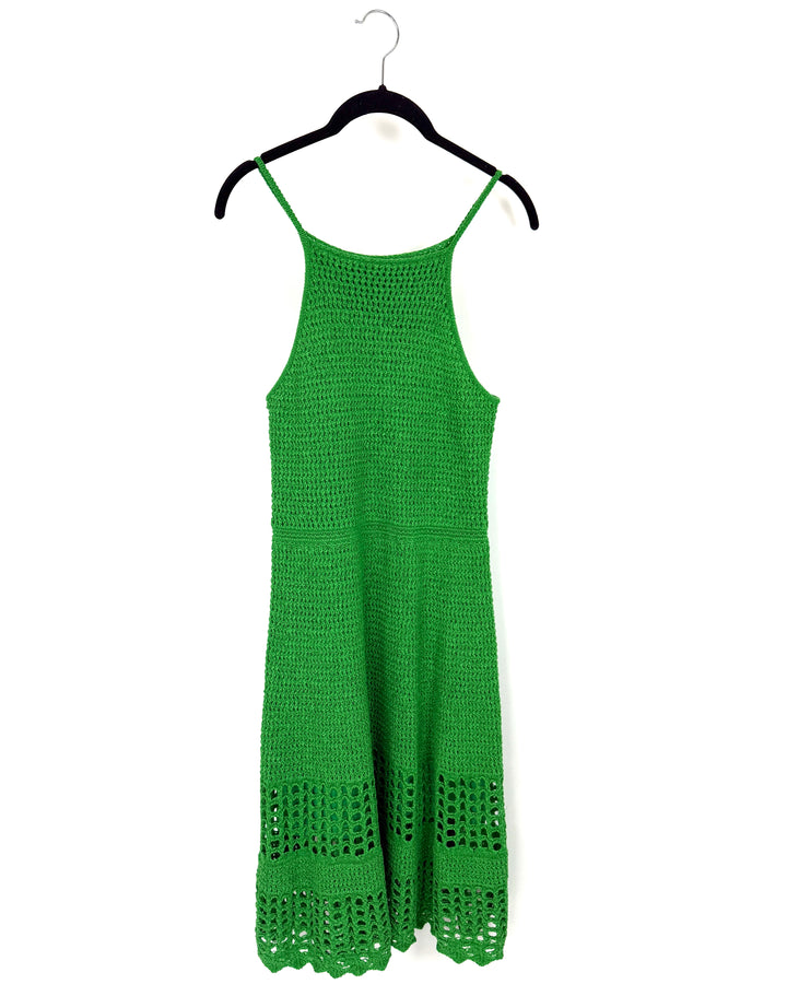 BCBG Green Knit Dress - Small