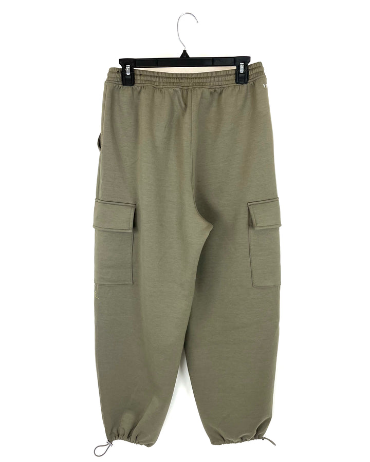 YPB Brown Cargo Sweatpants - Medium