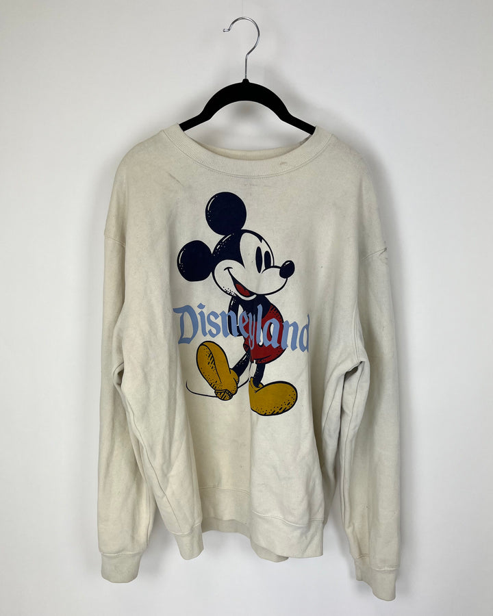 Cream Sweatshirt - Large