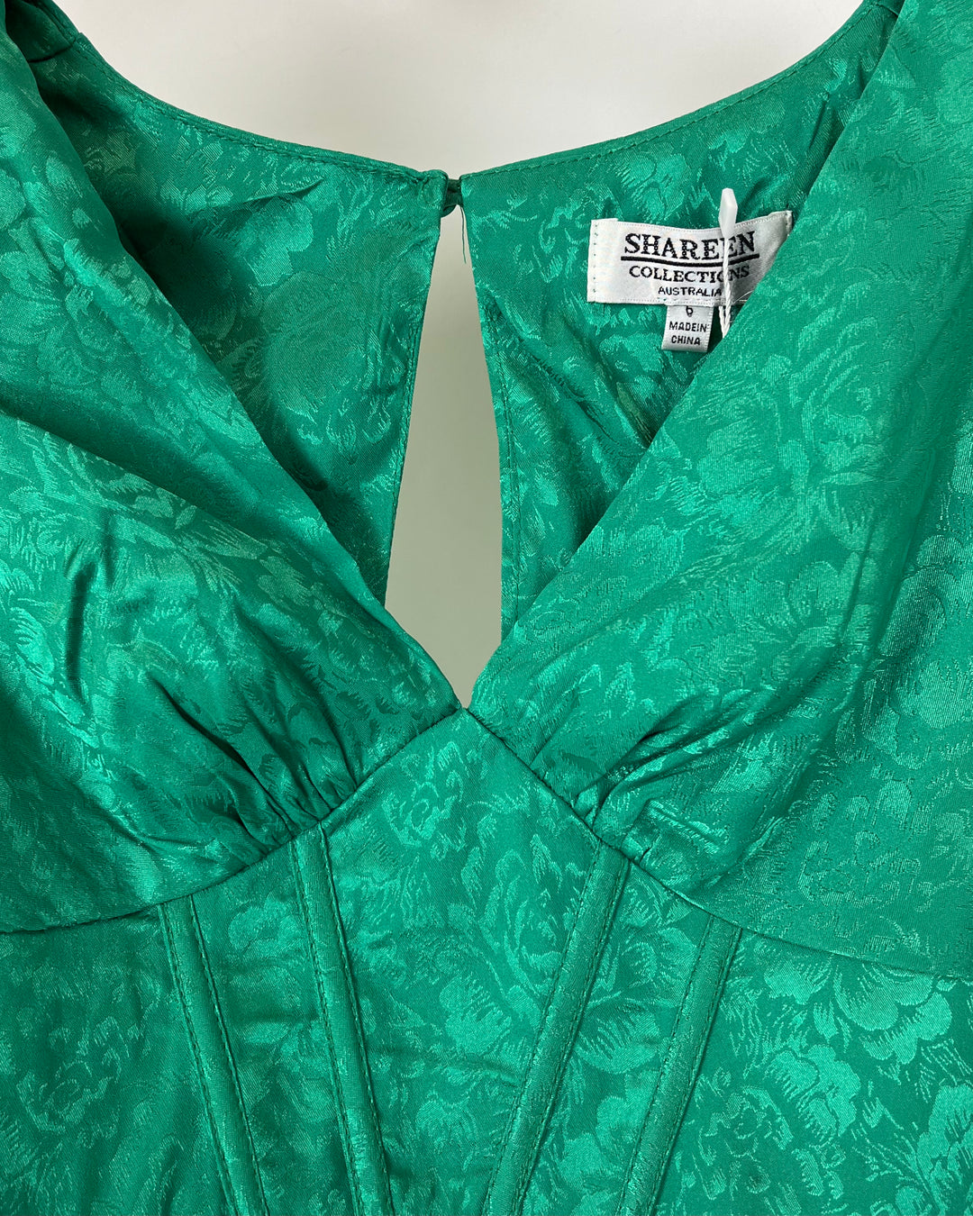 Shareen Collections Green Blouse - Size 2