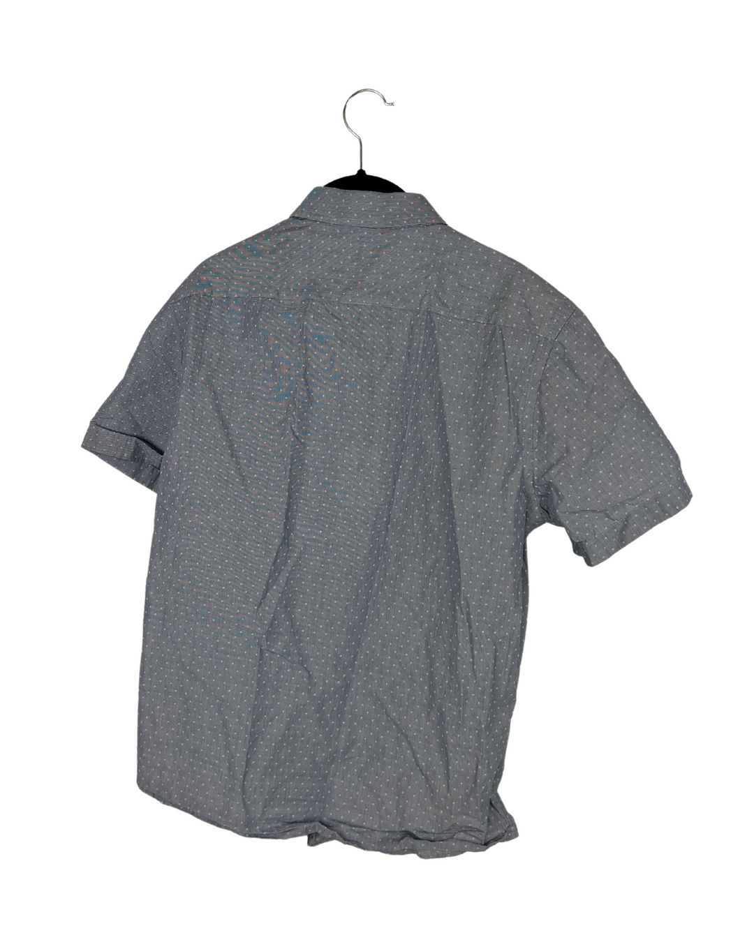 MENS UNTUCKit Blue Dotted Shirt - Medium