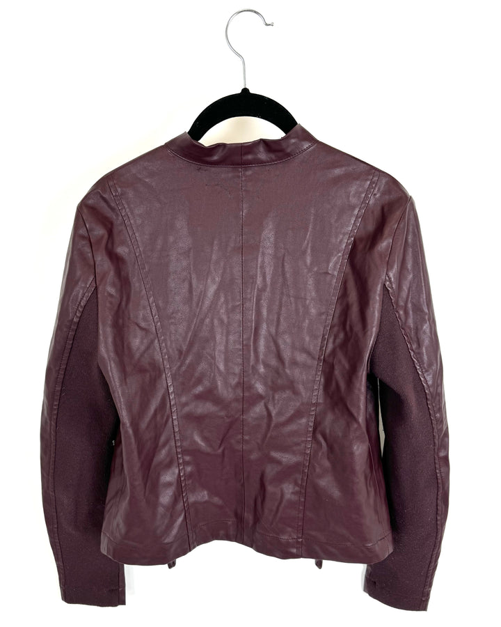 BB Dakota Burgundy Open Jacket - Small