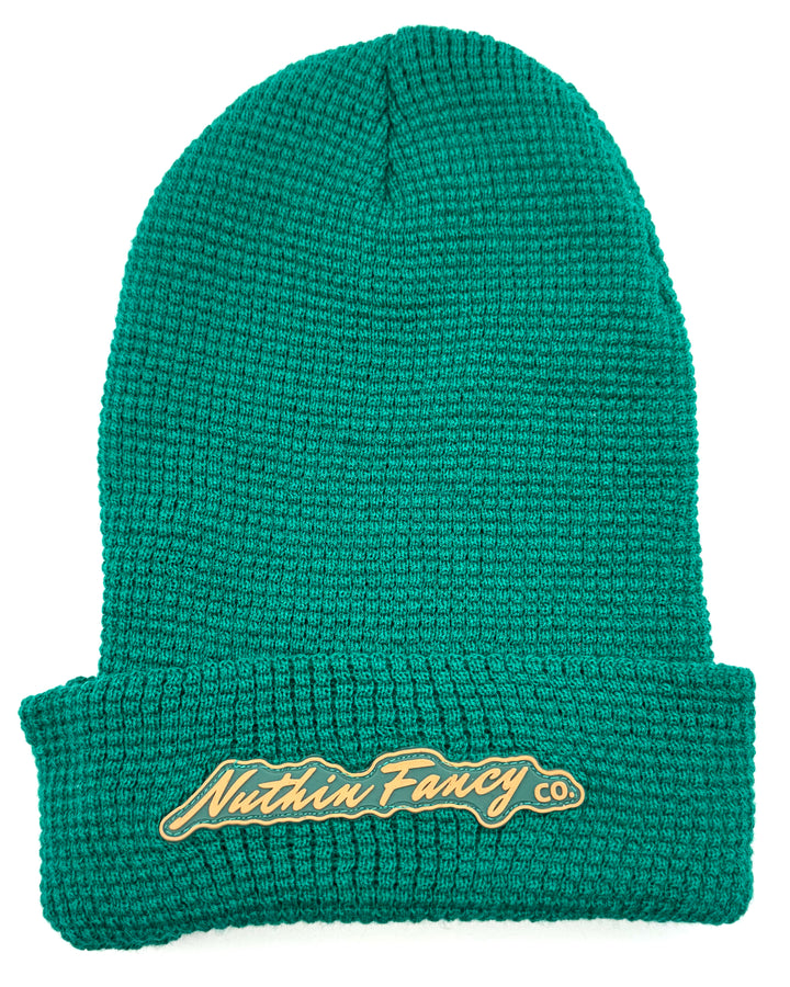 Nuthin Fancy Emerald Green Beanie