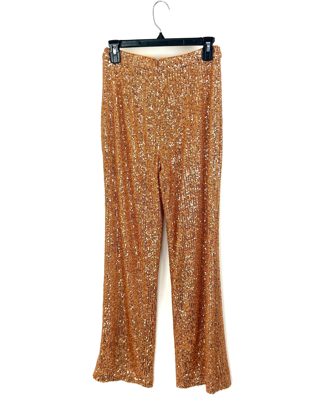 Camila Coelho Gold Sequin Pants - Small