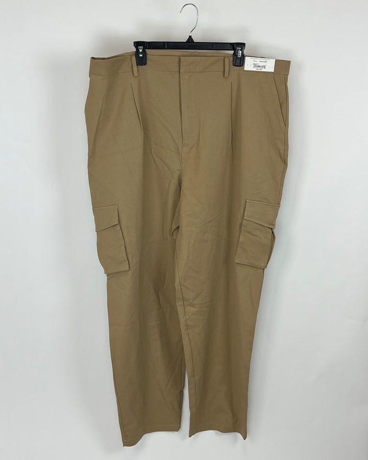 MENS Tan Dress Pants - Size 42 x 32 and 42 x 36