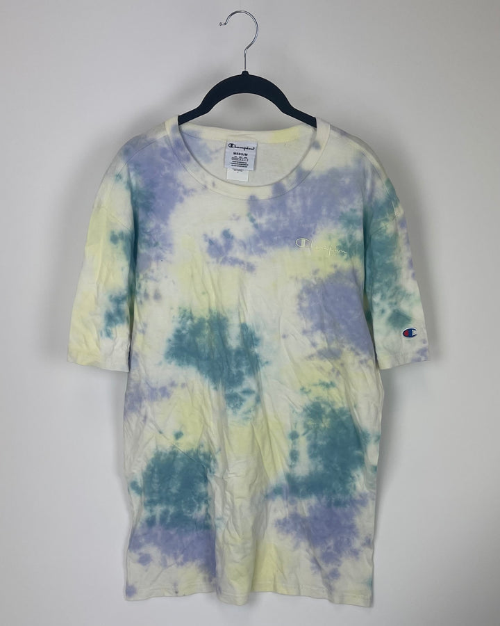 MENS Multi Color Tie-Dye T-Shirt - Medium