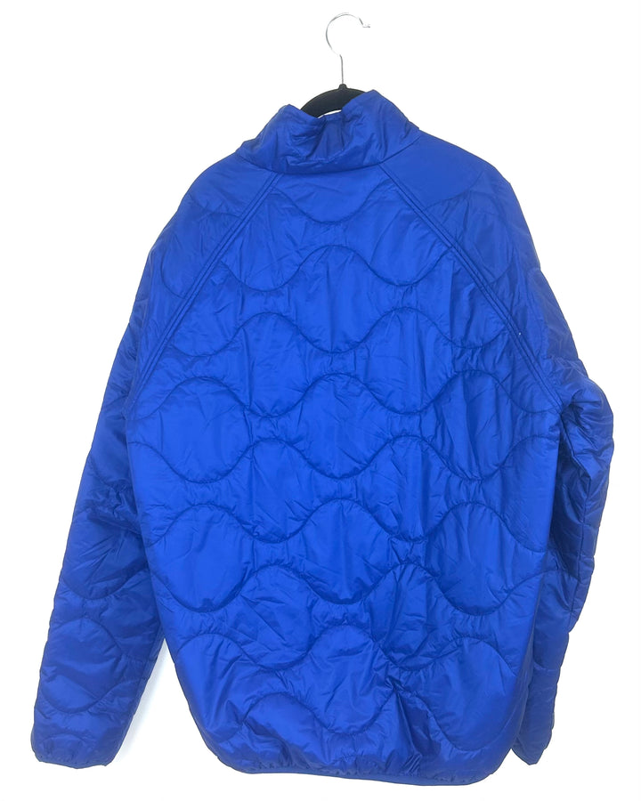 MENS Mr. Porter x Arket Bright Blue Puffer Jacket - Large