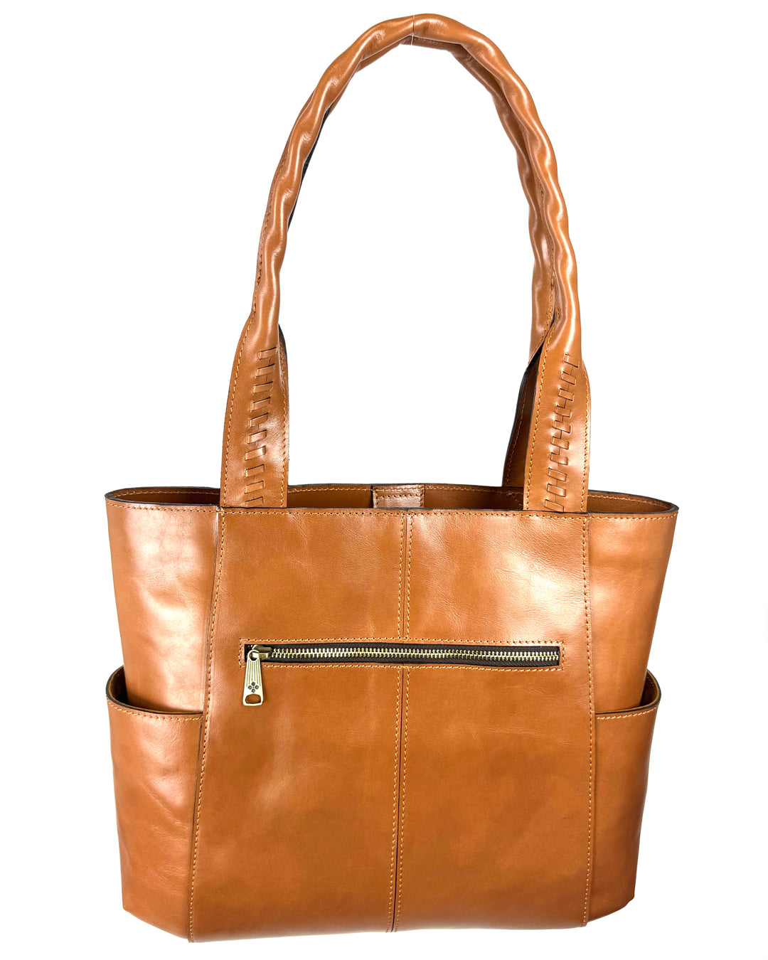 Brown Leather Tote Bag