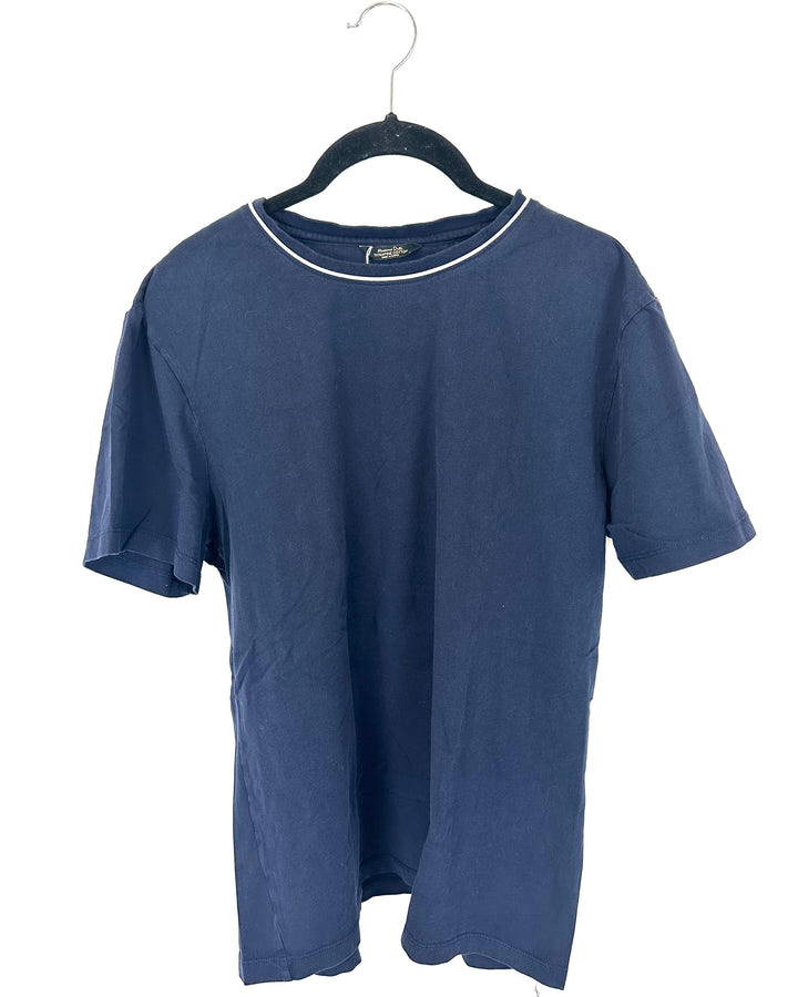 Mossimo Dutti Navy T-Shirt - Medium