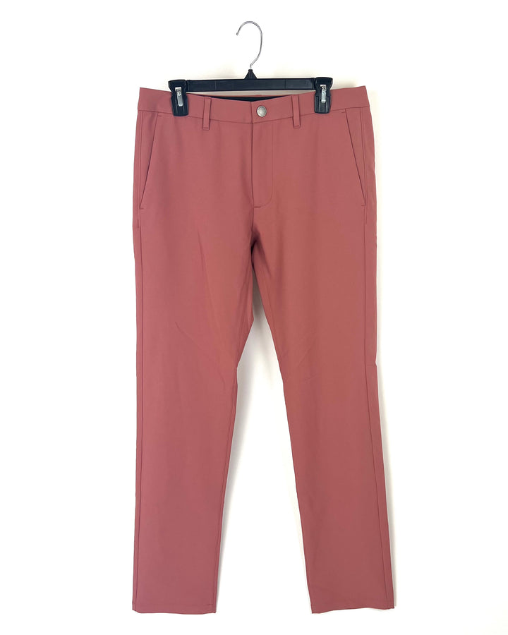 Mens Blush Pink Golf Pants - 32/32 - Various Fits