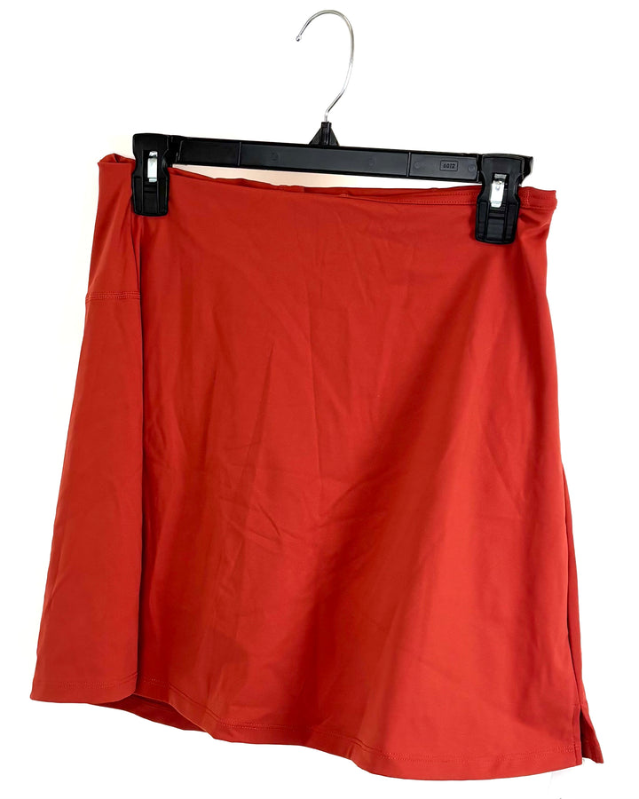 Ododos Burnt Orange Athletic Skirt - Medium