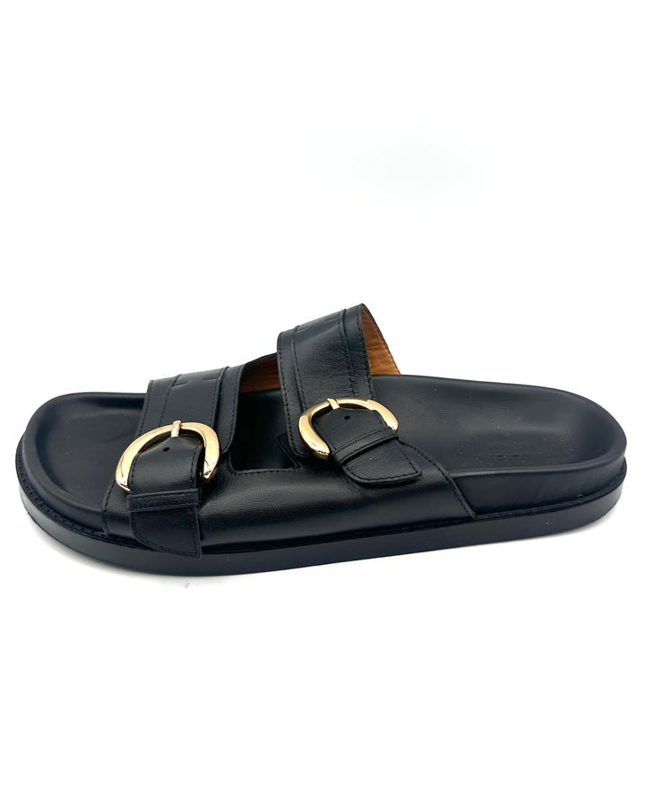 Souliers x Sezane Black Sandals - Size 9