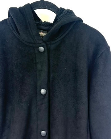 Black Sherpa Jacket - Size 6