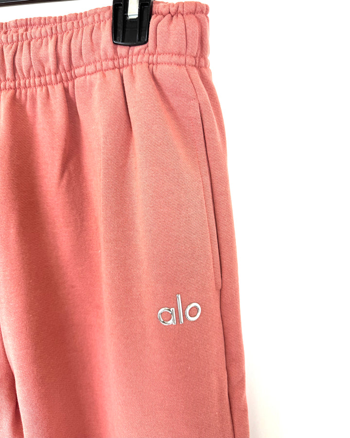 Alo Dusty Salmon Sweatpants - Small