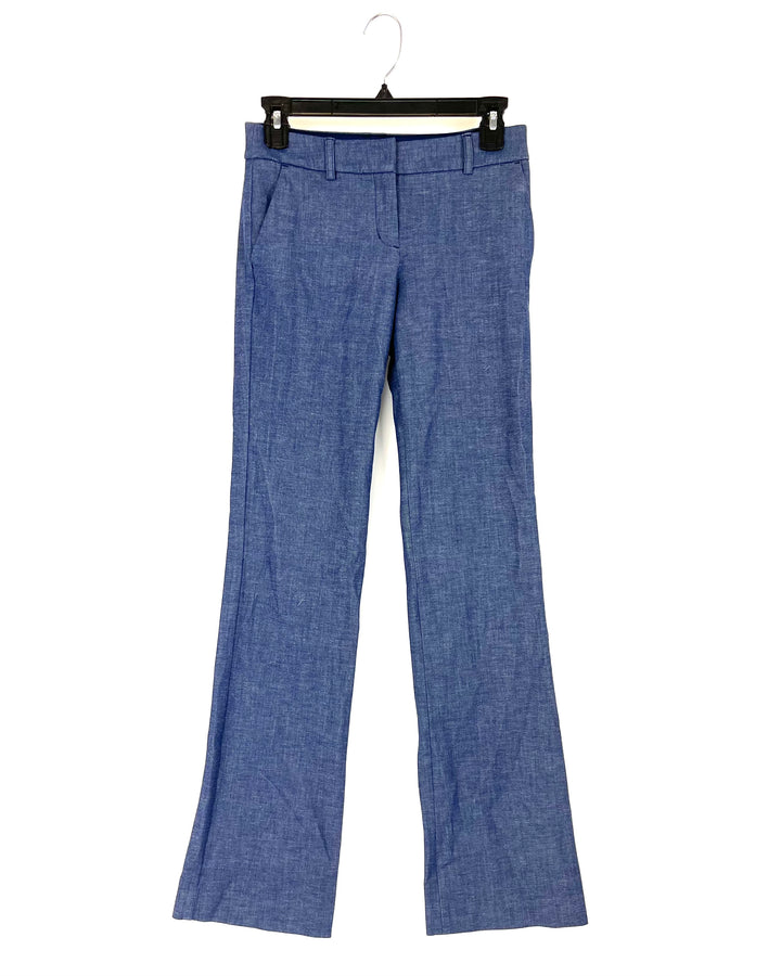 Express Heather Blue Pants - Size 00L