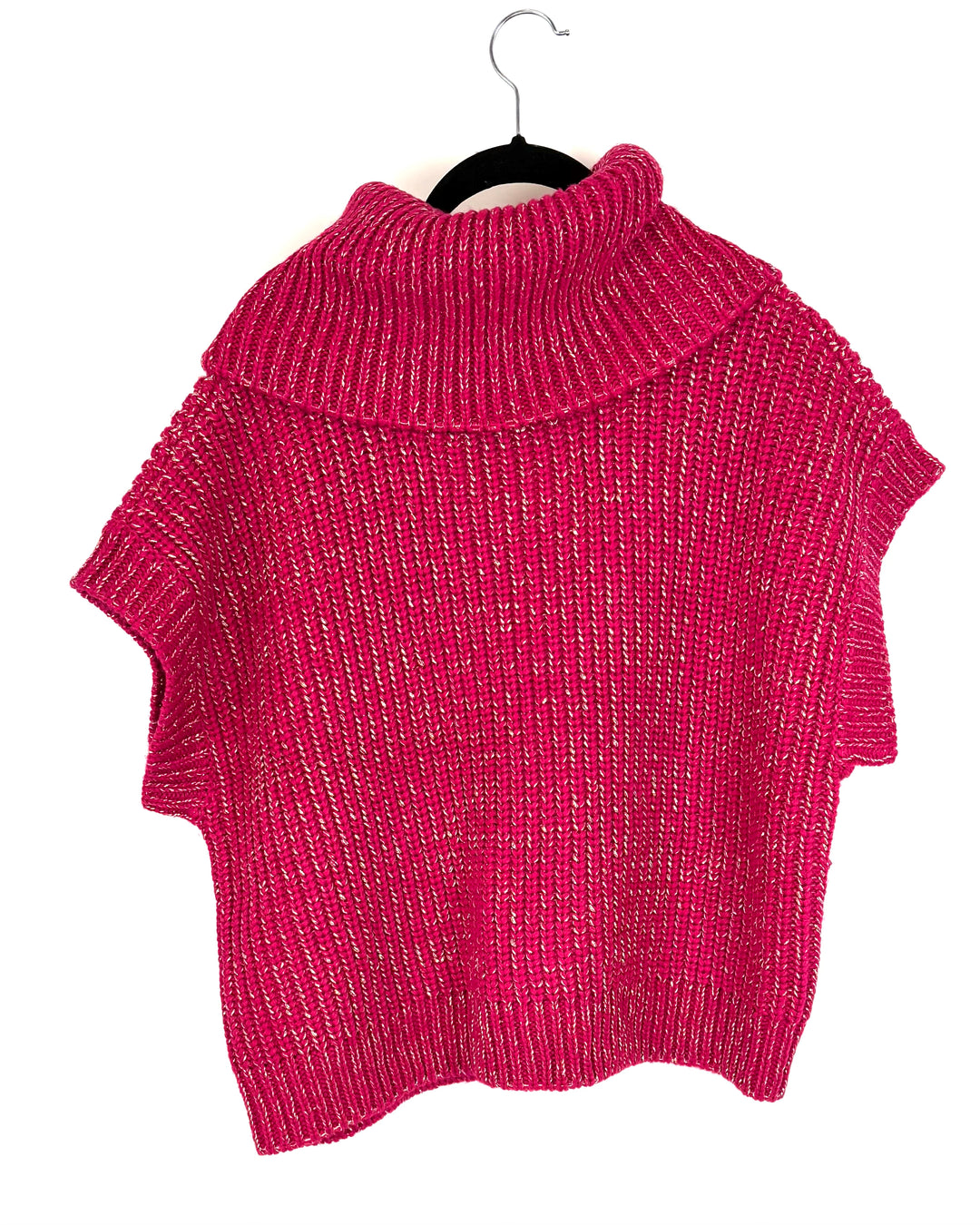 Magenta Pink And Gold Sleeveless Sweater - Size 4/6