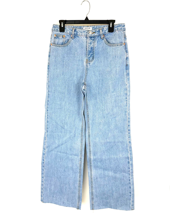 Light Wash Blue Baggy Denim Jeans - Size 23-32 (Waist)