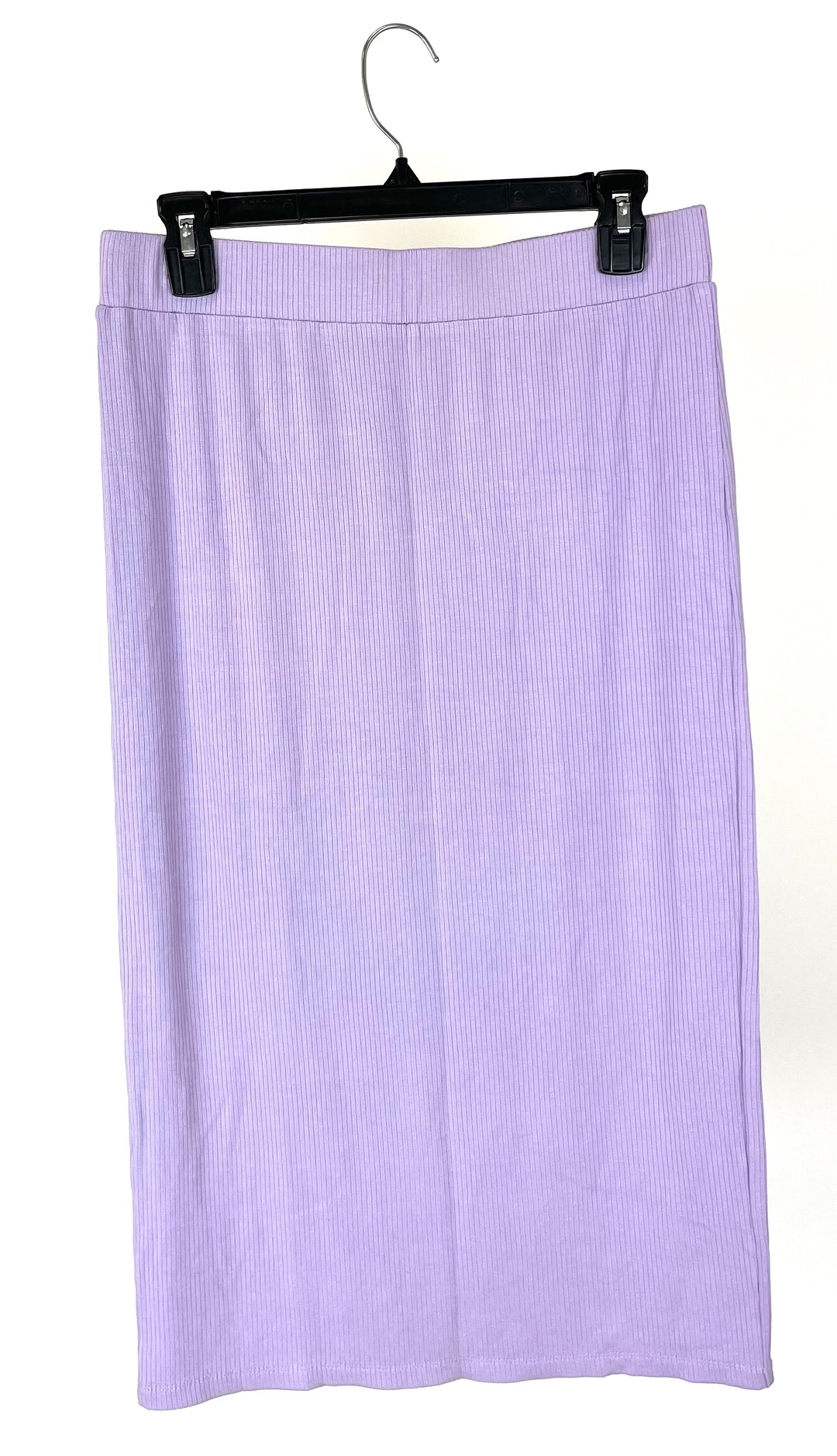 Lavender Ribbed Midi Skirt - Size 4/6