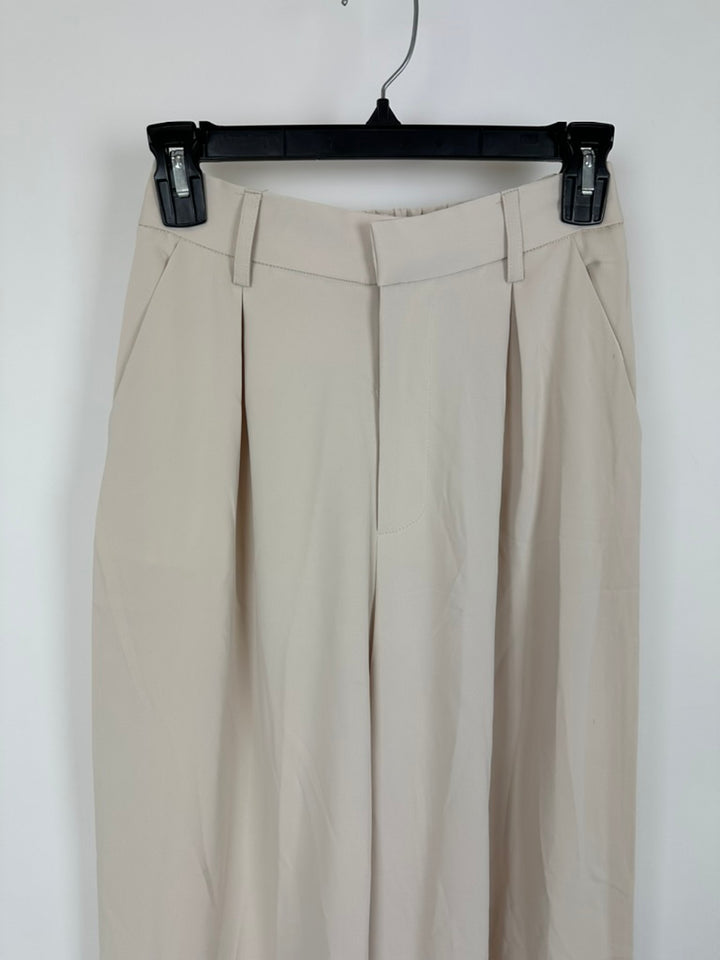 Tronjori Tan Trousers - Extra Small