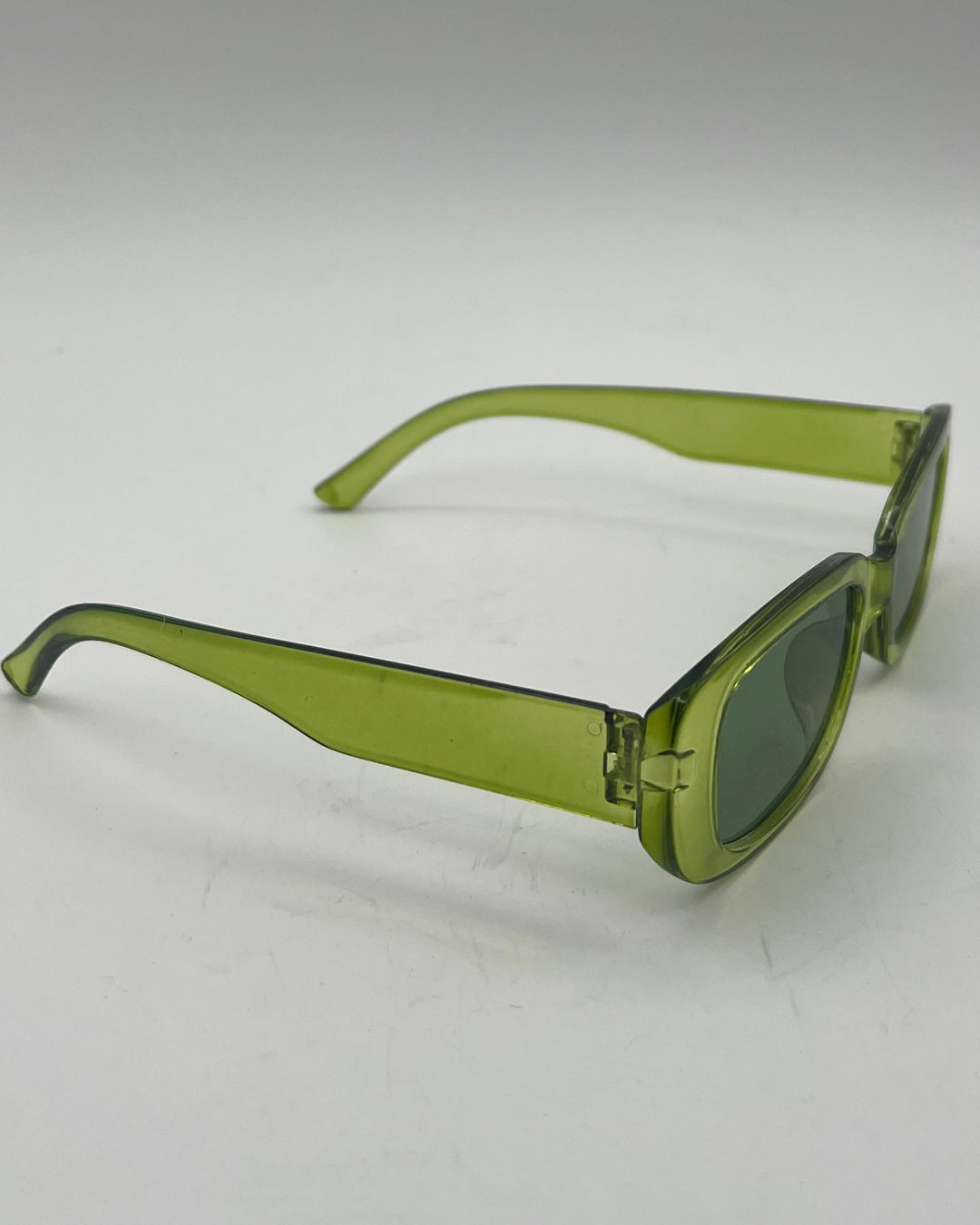 Green Rectangle Sunglasses