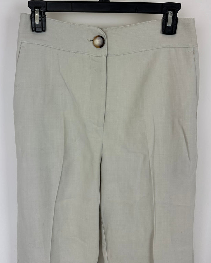 Sézane Sand Cropped Trousers - Size 6